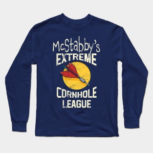 Lawn Darts Extreme Cornhole League Long Sleeve T-Shirt